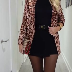 STYLEWE Leopard Print Blazer
